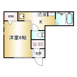 Mimosa House Jiyugaoka【1階】の間取り