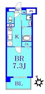 ジョンノヴィヨコハマ【3階】の間取り
