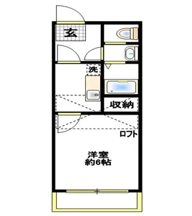 シャルムハイツ【2階】の間取り