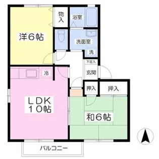 エクセルレジデンスE【1階】の間取り