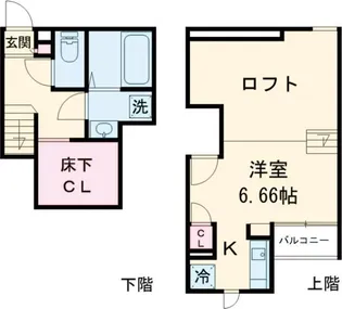 CB鳥栖ヴィレッタ【2階】の間取り