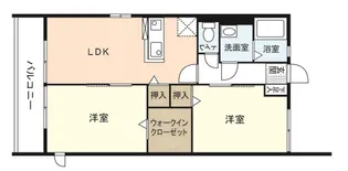 ルミエール己斐上【2階】の間取り