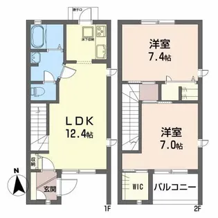 サンヒルズ【1階】の間取り