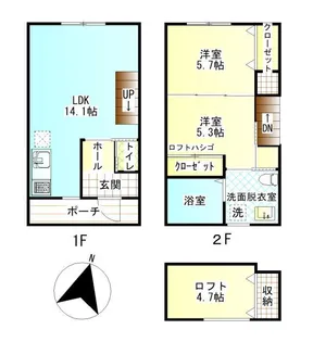 Yベース IIIの間取り