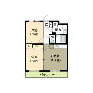 ガーデンアイリス【3階】の間取り