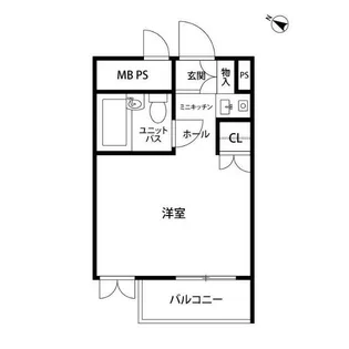 マートルコート駒沢大学【2階】の間取り