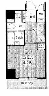 エスコート麻布十番II【4階】の間取り