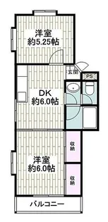 湘南藤が岡マンション【1階】の間取り