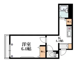 グリーンビュウ茗荷谷【2階】の間取り