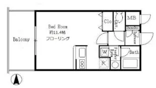 サンクレール高井戸【4階】の間取り