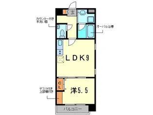 VILLA.しらゆき【3階】の間取り