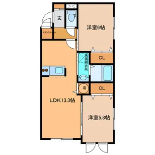 チアファル 175【2階】の間取り