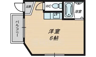 サンハイツ京橋【1階】の間取り