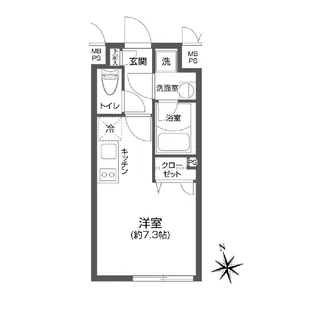 LEGALAND高円寺【2階】の間取り