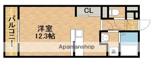 グランジャルダン【4階】の間取り