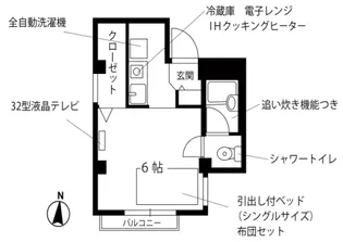 プチグランデ立石【3階】の間取り
