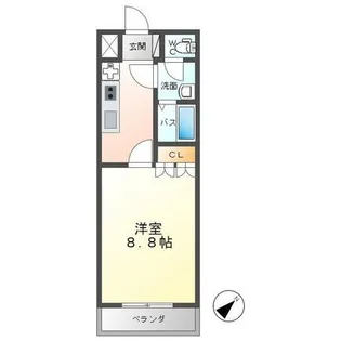 アルカディア【2階】の間取り