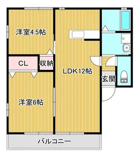 レトアフリーゼ【2階】の間取り