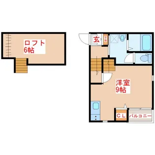 FELIZ M&M II【2階】の間取り