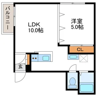 パレス154【7階】の間取り