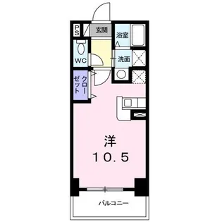 アット長田【3階】の間取り