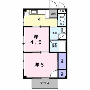 プリムローズ【1階】の間取り