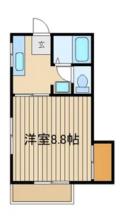 コーポエルム【1階】の間取り