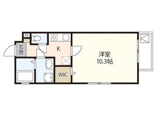 プランソレイユK【1階】の間取り