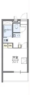 レオパレス竹原【2階】の間取り