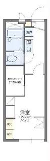 レオパレス望【2階】の間取り