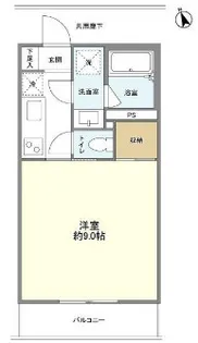 ペリドットMIKI【2階】の間取り