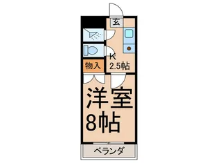 ドマ-ニ【2階】の間取り