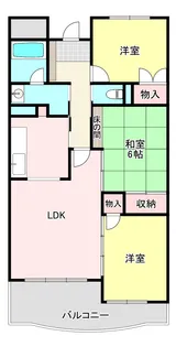アビタシオン深町【3階】の間取り
