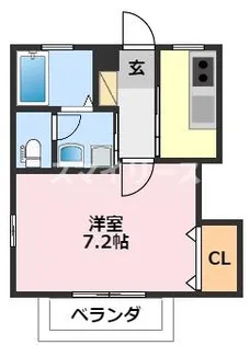 ヒューマンパレス南柏III【3階】の間取り