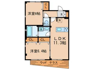 Il Fiore【1階】の間取り