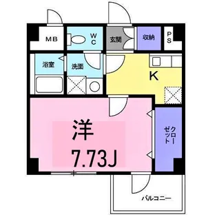 T&A横浜白金【3階】の間取り