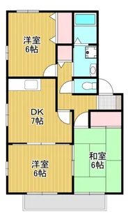 グレースコートA【2階】の間取り