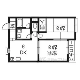 メゾン・ド・ボワ1【1階】の間取り