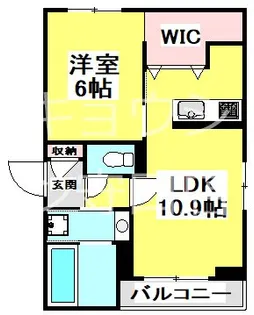 TORISIA大日【2階】の間取り