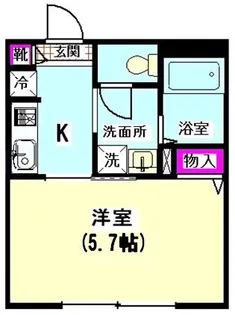 メゾン柴田【2階】の間取り
