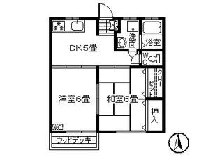 LA・CEINE【1階】の間取り