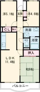 ハイクレスト【2階】の間取り