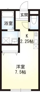 ジュネス目黒【1階】の間取り