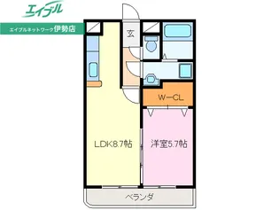 アルタイル【4階】の間取り