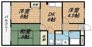 ロイヤルハイツ吉田【2階】の間取り