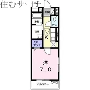 ブルーボンネット【2階】の間取り