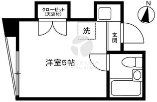 メゾンブランシェ【2階】の間取り
