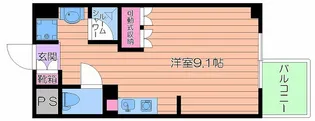 エスティライフ大阪都島【9階】の間取り