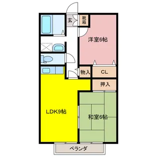 ベルウィング【2階】の間取り