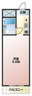 サンオプティ【1階】の間取り